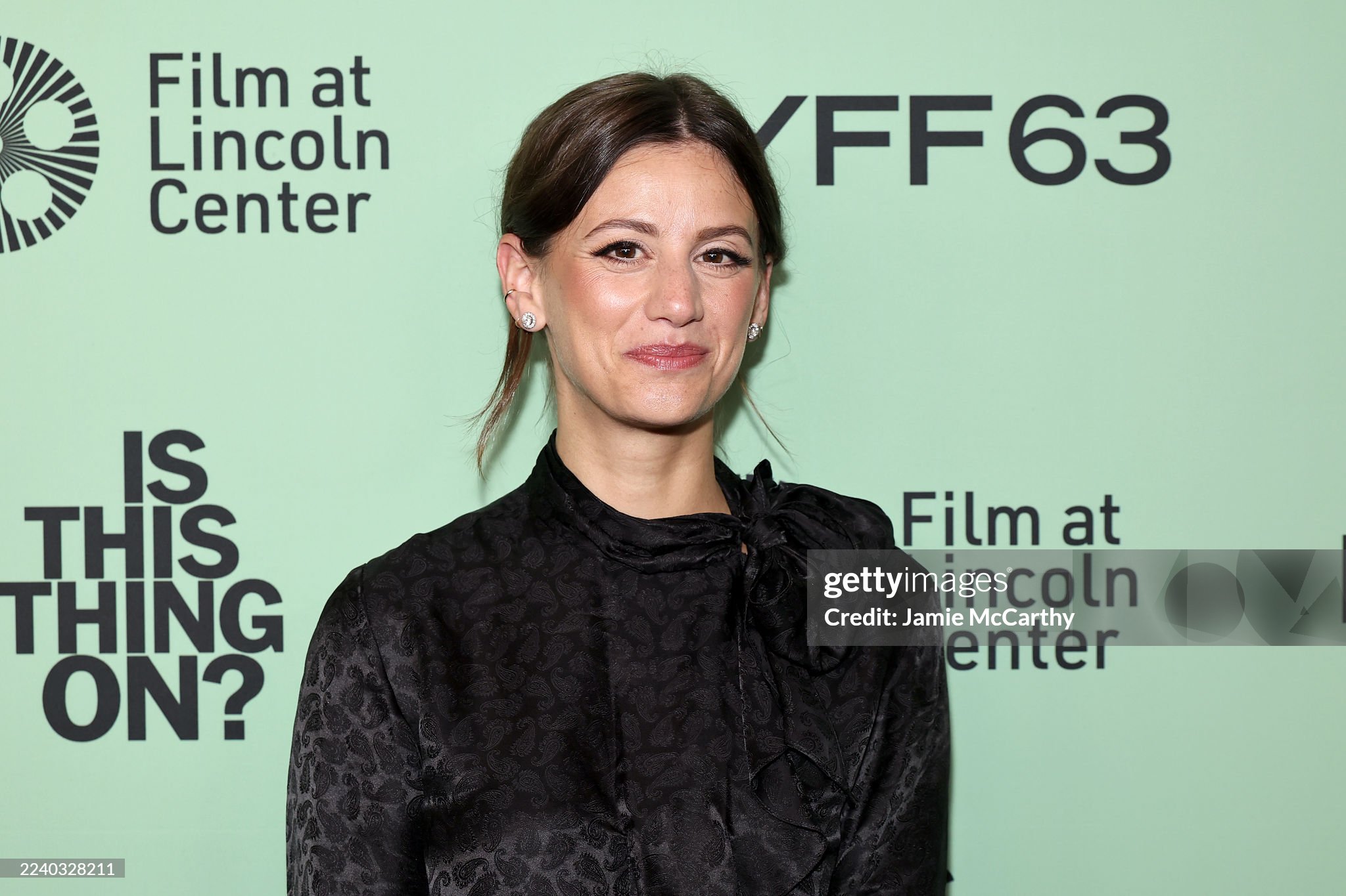 شینا مارکوویتز در مراسم افتتاحیه فیلم «این روشنه؟» در شصت‌وسومین جشنواره فیلم نیویورک در مرکز لینکلن